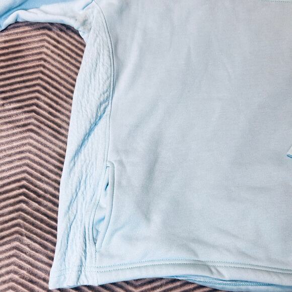 Laundry by Shelli Segal Women's Light Blue Quarter-zip Pullover Sweater - Picture 8 of 8